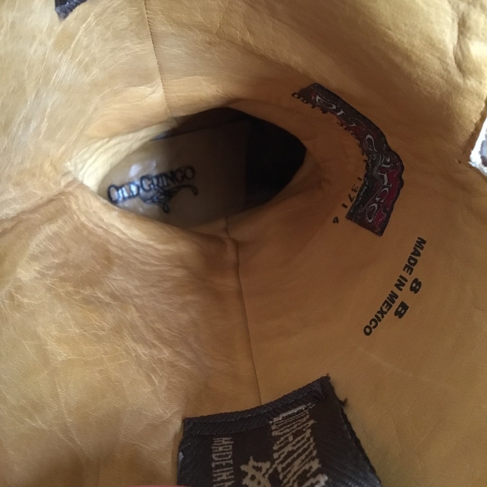 Old Gringo Tiegan Embroidered Western Cowboy Cowgirl Boots Vesuvio Brass - Picture 13 of 16